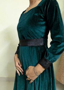 Elegant Velvet Dress