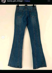 y2k Vintage Style Flared Jeans