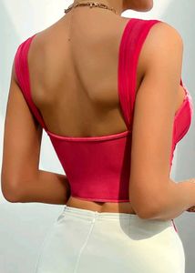 Rose Red Floral-embroidery Corset! 🥀🌸