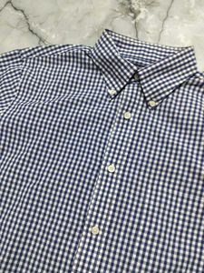 Boxy Checkered Short Sleeve Shirt