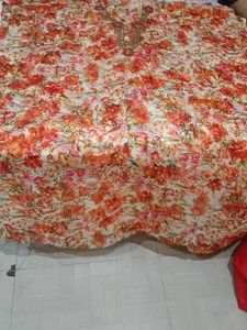 Beautiful Floral Kurti Piece