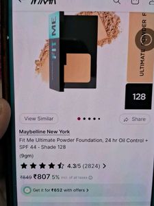 Maybelline Fit Me Compact Powder