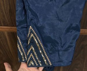 New Dark Blue kurta and bottom (Rakhi sale)