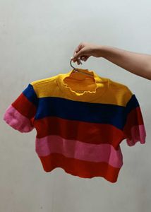 Colorblock Knit Top