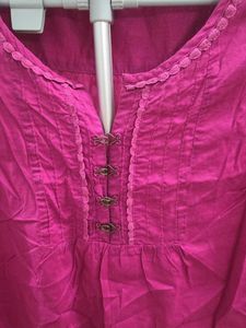 Willis Sport Vibrant Pink Sleeveless Kurta