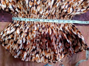 Animal Print Satin Top (Looks almost new)