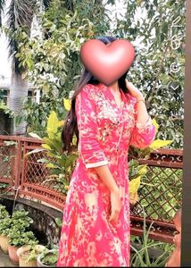 Vibrant Pink Floral Kurta