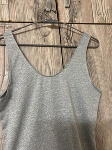 Comfortable Grey Bodysuit