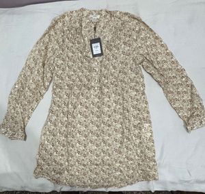Floral Print Tunic Top