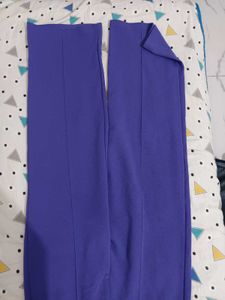 Vibrant Purple Wide-Leg Pants
