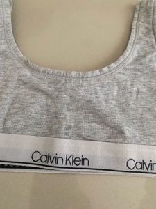 Calvin Klein Grey Sports Bra