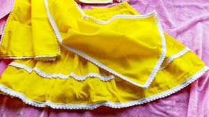 Vibrant Yellow Lehenga Choli Set