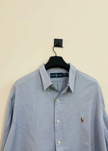 Ralph Lauren Men's Blue Button-Down Shirt