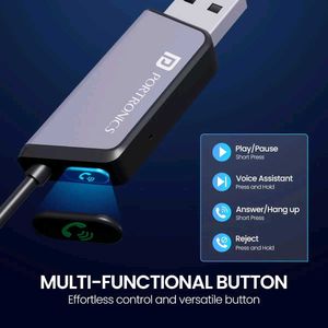 Portronics USB to 3.5mm Audio Cable