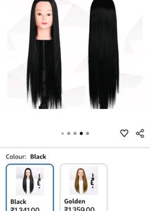 Black Long hair wig ✨️
