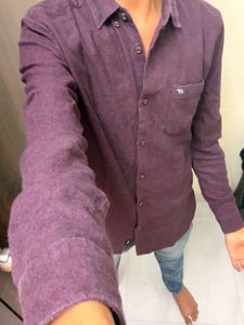 the Bear house Men's Purple Flannel Shirt