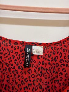 Red Leopard Print Cami Top