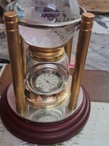 Vintage Globe Clock Decor