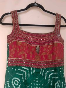 Beautiful Green Kurta embroidered