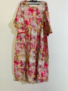Floral Print Kurta with Pant Set