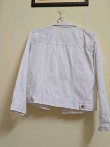 Classic White Denim Jacket