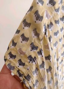 Cute Fox Print T-Shirt