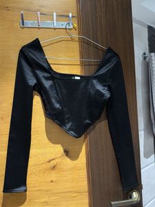 Chic Black Corset Top