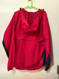 Red Windbreaker Jacket