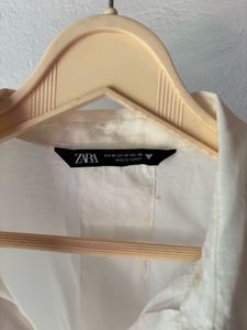Classic White Zara Oversized Shirt