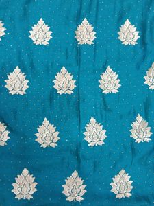 Elegant Teal &amp; Red Salwar Suit