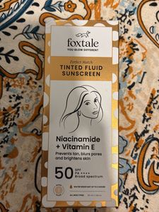 Foxtale tinted sunscreen