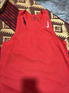 Nike Red Athletic Tank Top