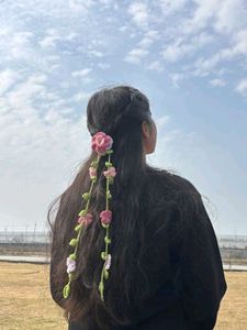 Crochet Rose Hair Clips🌹