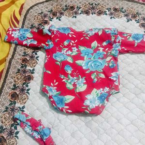 Baby Girl Bodysuit &amp; Headband Set