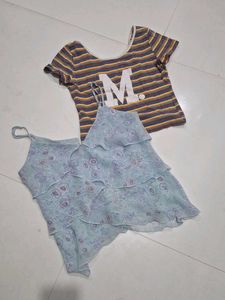 2-Piece Cute Tops Bundle