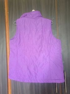 Purple Quilted Vest