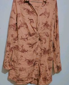 Nude Color Top Like Shirt For Girl & Woman 30 Bust