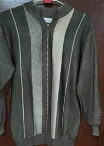 Classic Striped Quarter-Zip Sweater