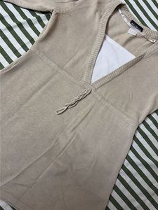Chic Beige Knit Sweater