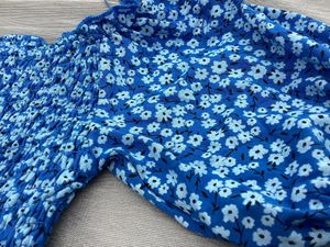 Blue Puff sleeve Cottagecore Pinterest Croptop