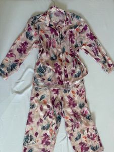Floral Print Pajama Set