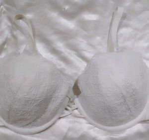 White Lace Padded Bra