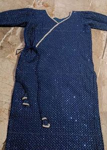 Elegant Navy Blue  Kurta