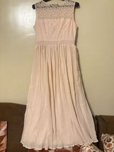 Summer Flowy Lace &amp; Pleated Maxi Dress💗🌺💗