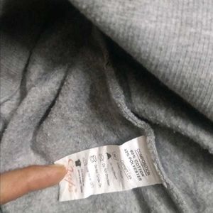 Gray Zip-Up Hoodie
