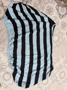 Bershka Striped one shoulder top