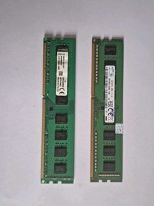 Kingston & Samsung DDR3 RAM Sticks 4gb+4gb