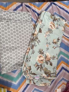 Soft Fabric Floral Sheet & Pillow Cover  Set