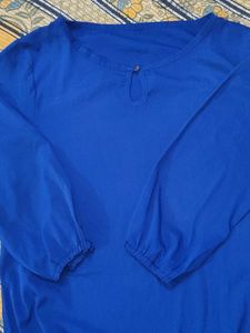 royal blue formal top