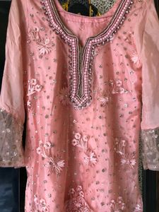 Hand Work Kurta Set Original Suit